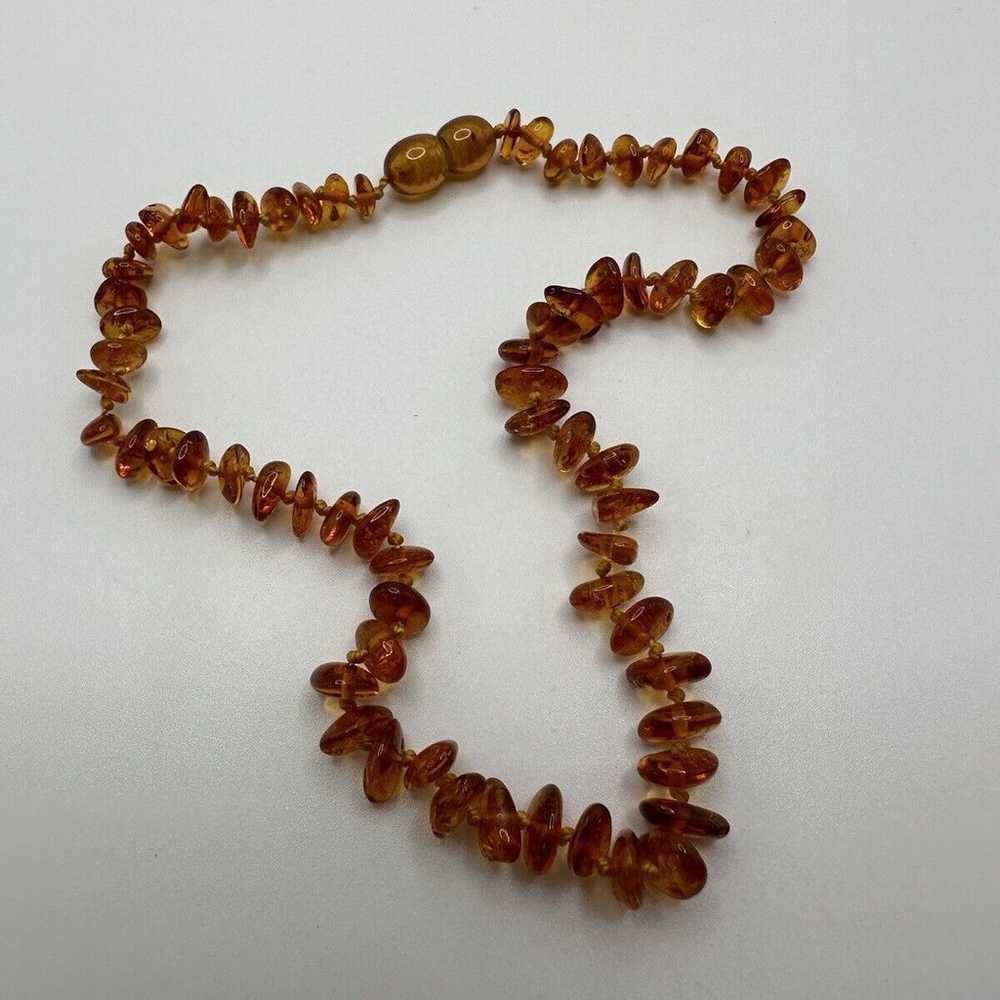 Vintage Children's Kids Genuine Baltic Amber Neck… - image 7