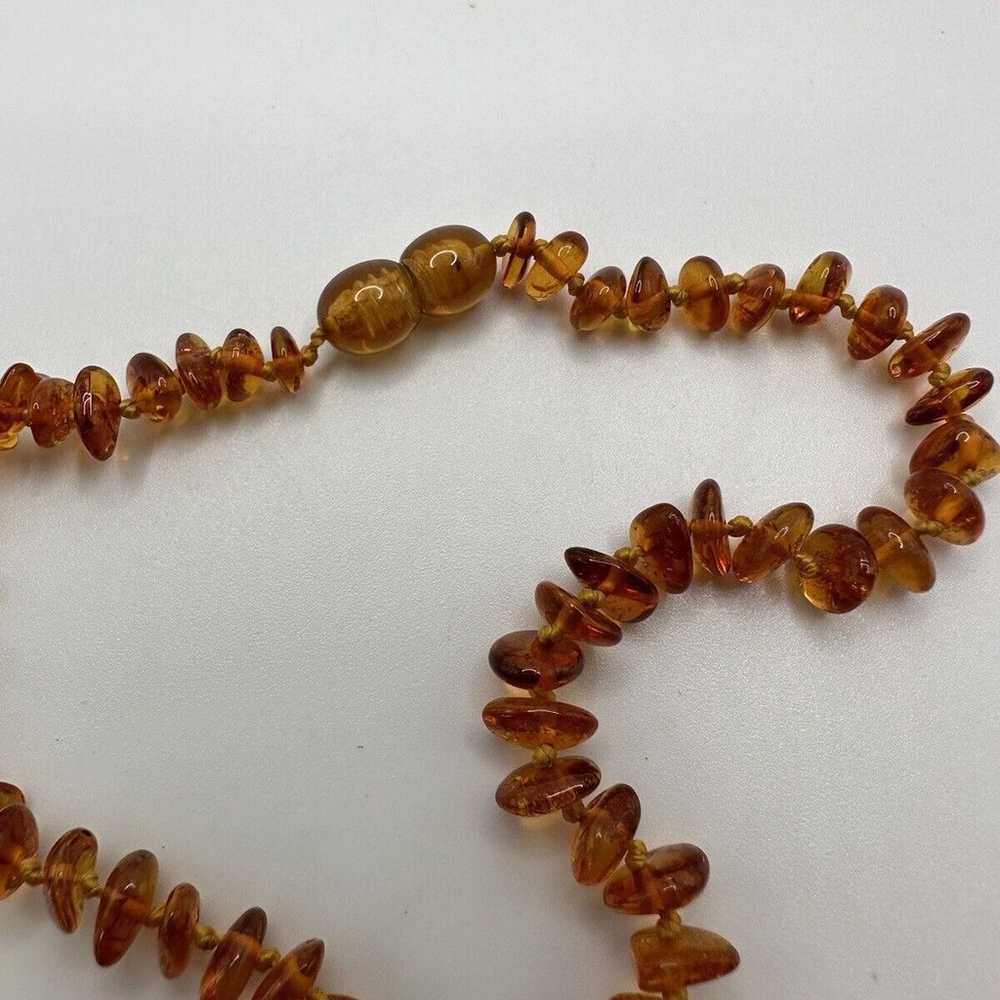 Vintage Children's Kids Genuine Baltic Amber Neck… - image 8