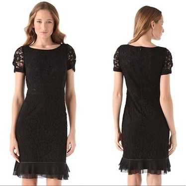 Tory Burch Black Bovary Lace Cocktail Dress LBD, 8 - image 1