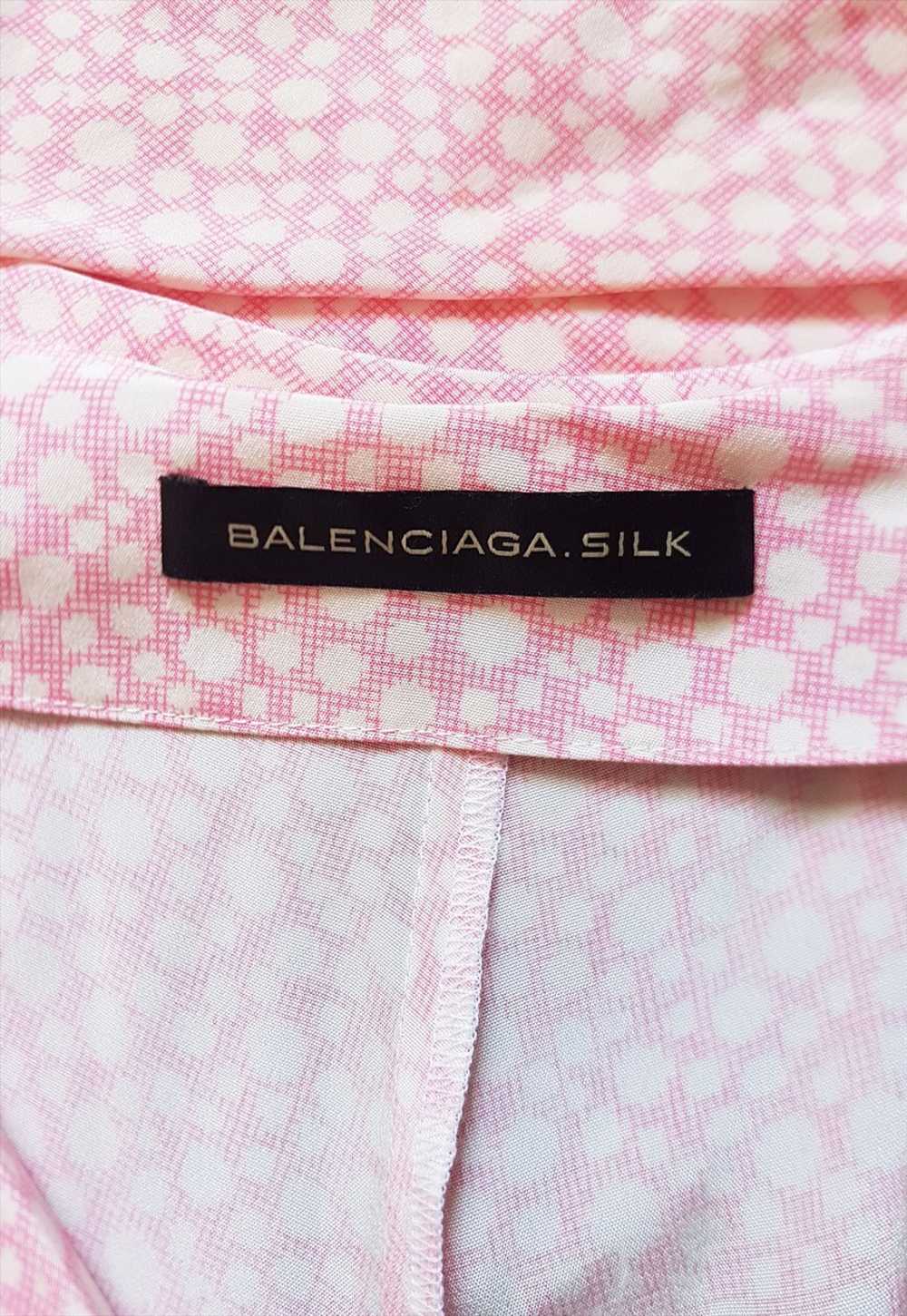 Vintage Balenciaga Pink Silk Dress Size 38, Balen… - image 5