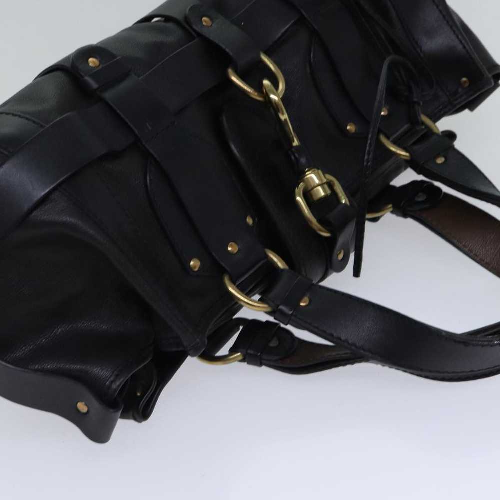 Chloe Chloe Kerala Horse Hand Bag Leather Black G… - image 6