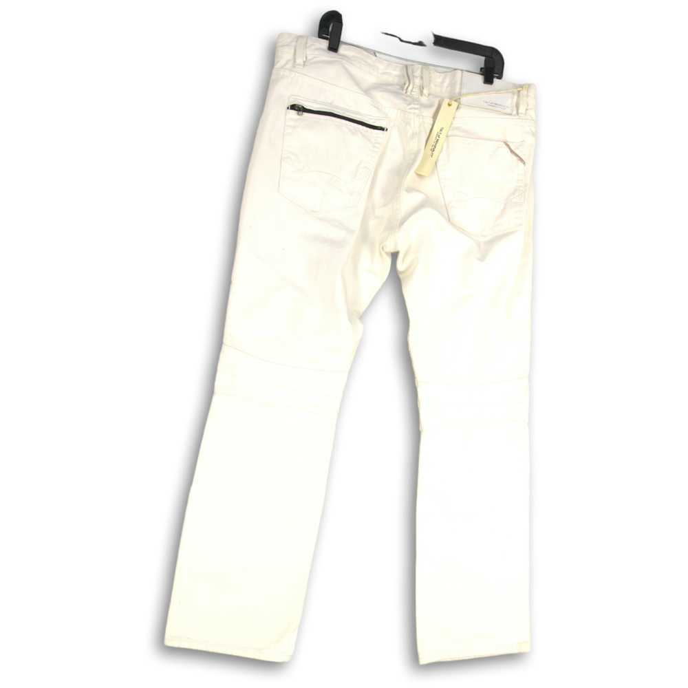 NWT Cult of Individuality Mens White Denim Straig… - image 2