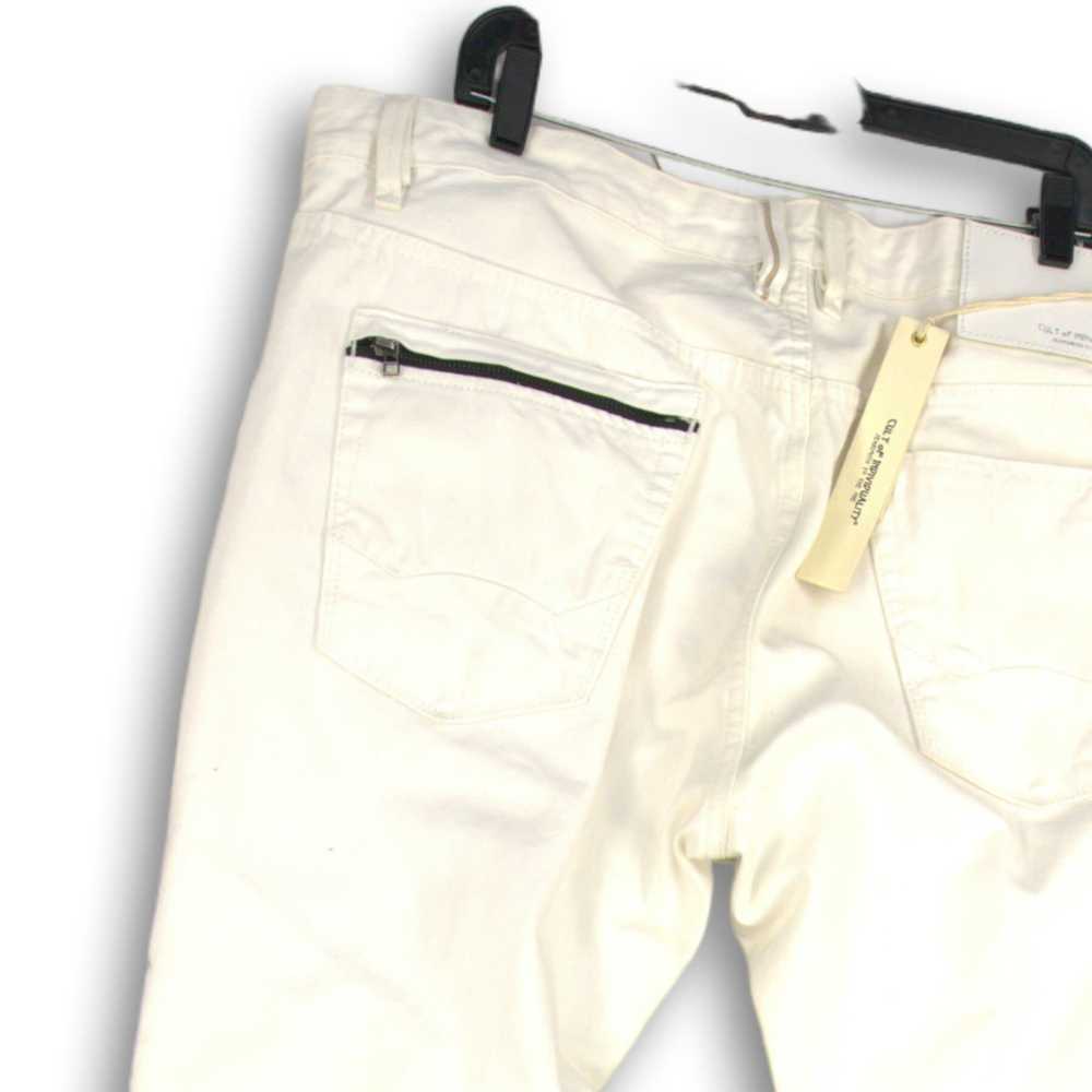 NWT Cult of Individuality Mens White Denim Straig… - image 4