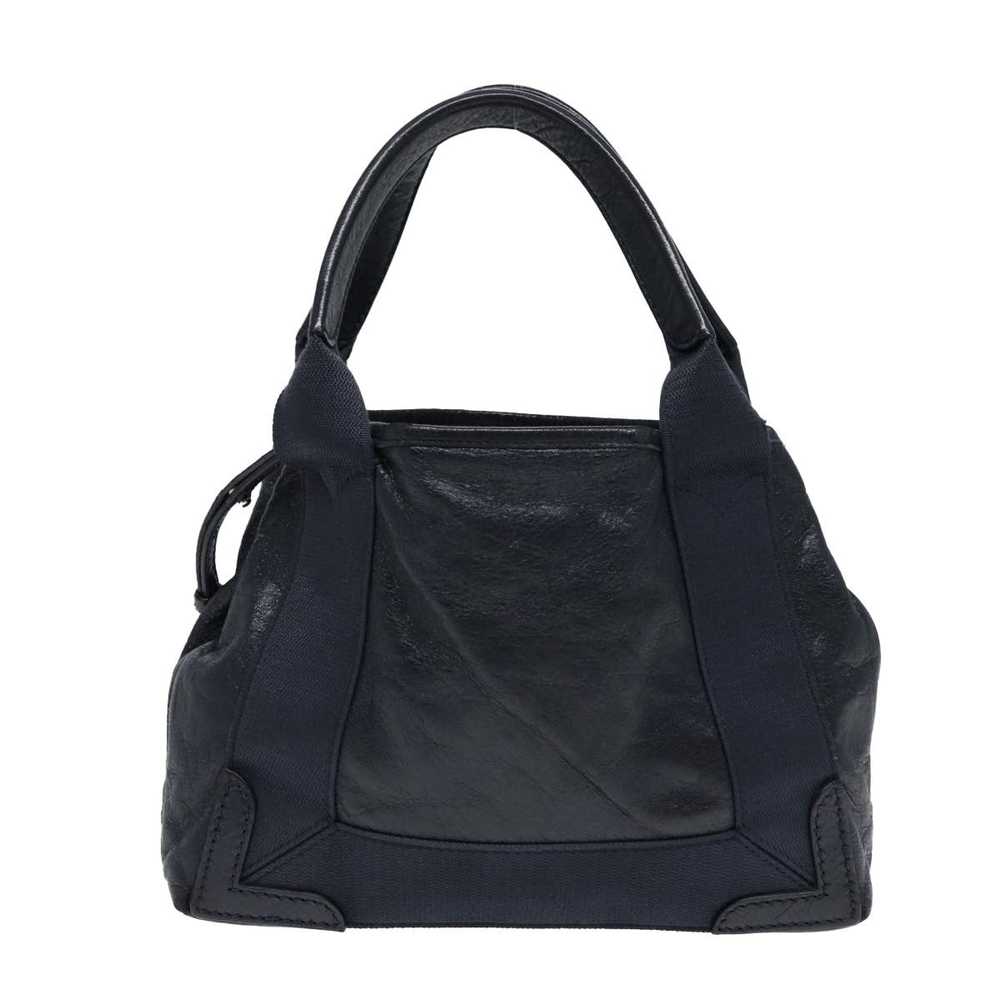 Balenciaga BALENCIAGA Navy Cabas XS Hand Bag Leat… - image 2