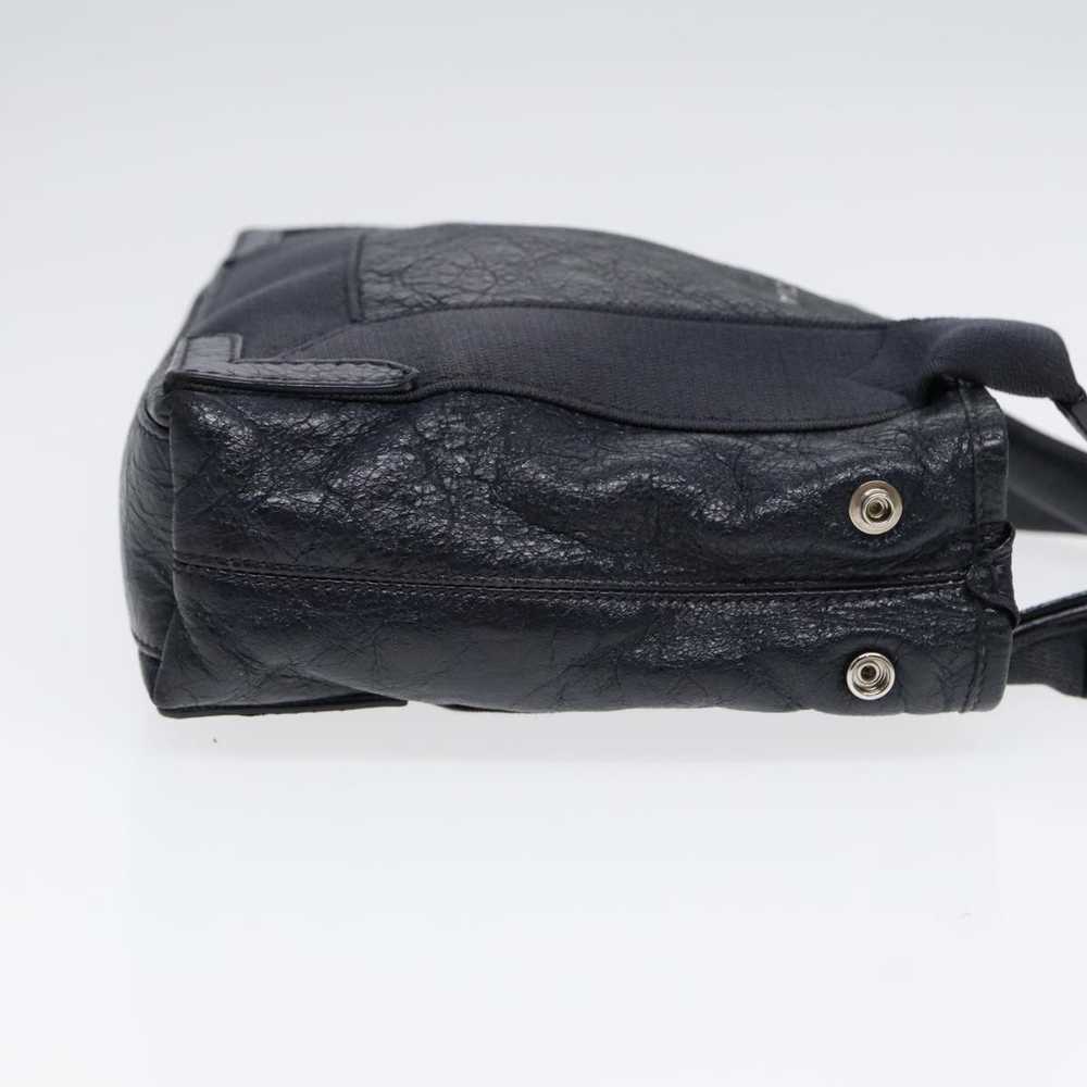 Balenciaga BALENCIAGA Navy Cabas XS Hand Bag Leat… - image 3