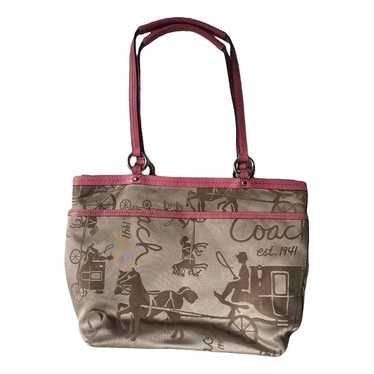 Coach Princess Street Dome Satchel cloth handbag - image 1