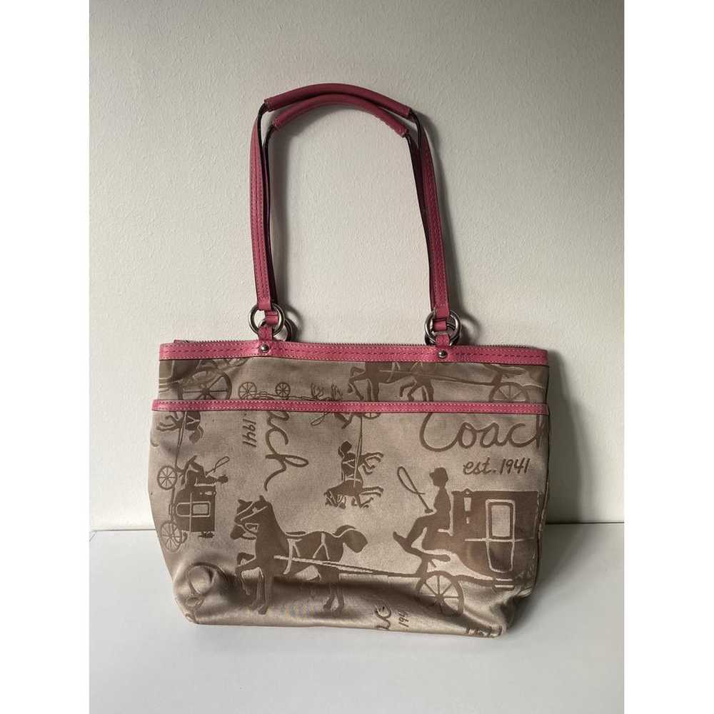 Coach Princess Street Dome Satchel cloth handbag - image 2