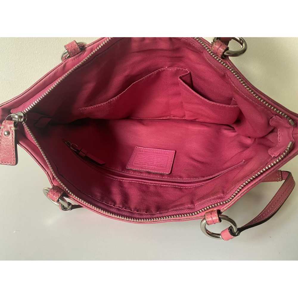 Coach Princess Street Dome Satchel cloth handbag - image 9