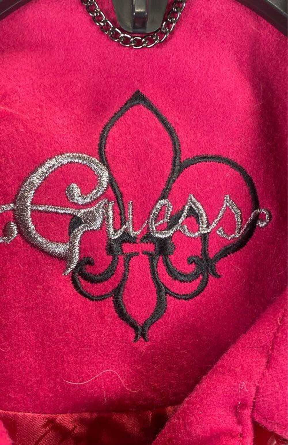 NWT Guess Womens Pink Long Sleeve Collared Double… - image 3