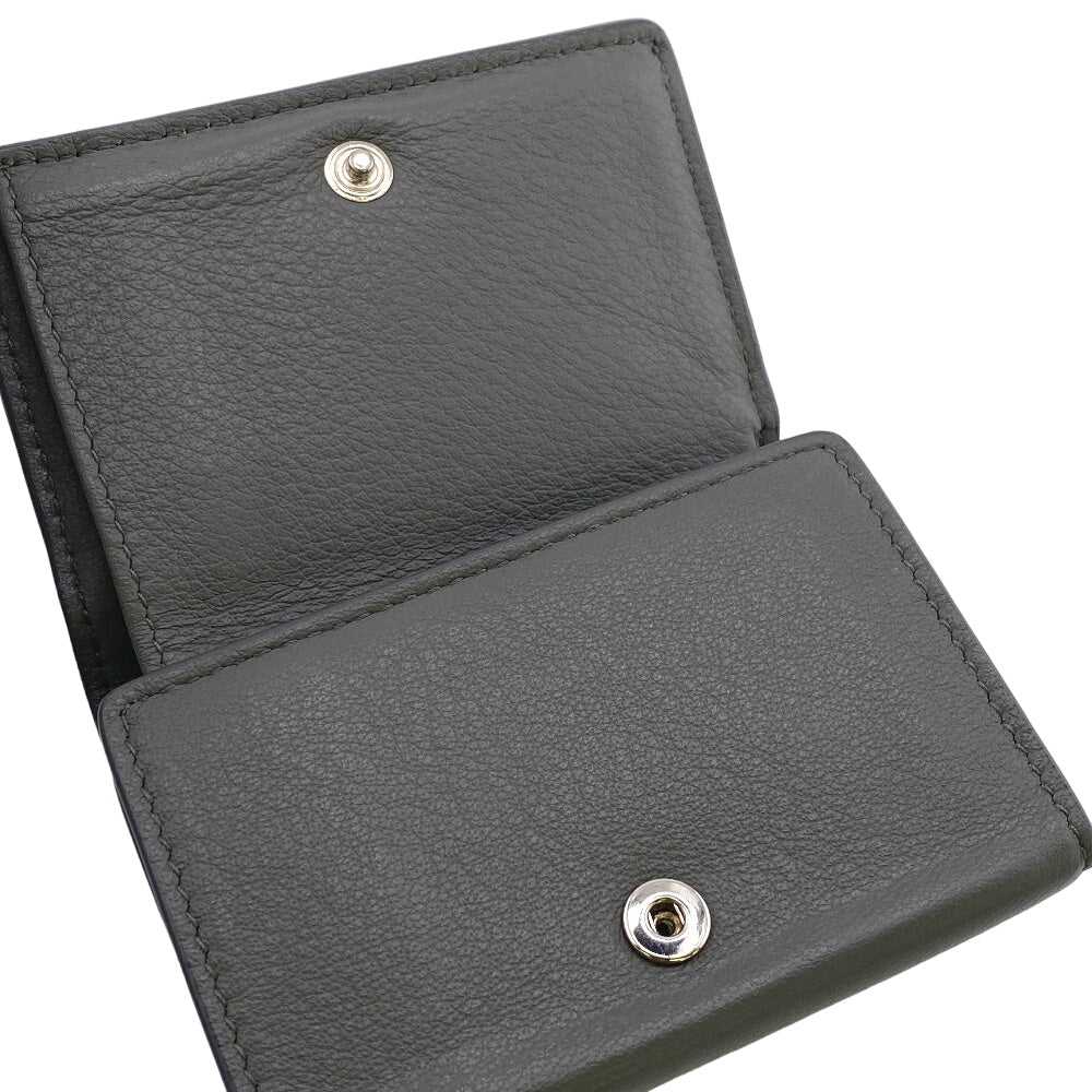 BALENCIAGA Tri-fold wallet 391446 leather gray Pa… - image 9