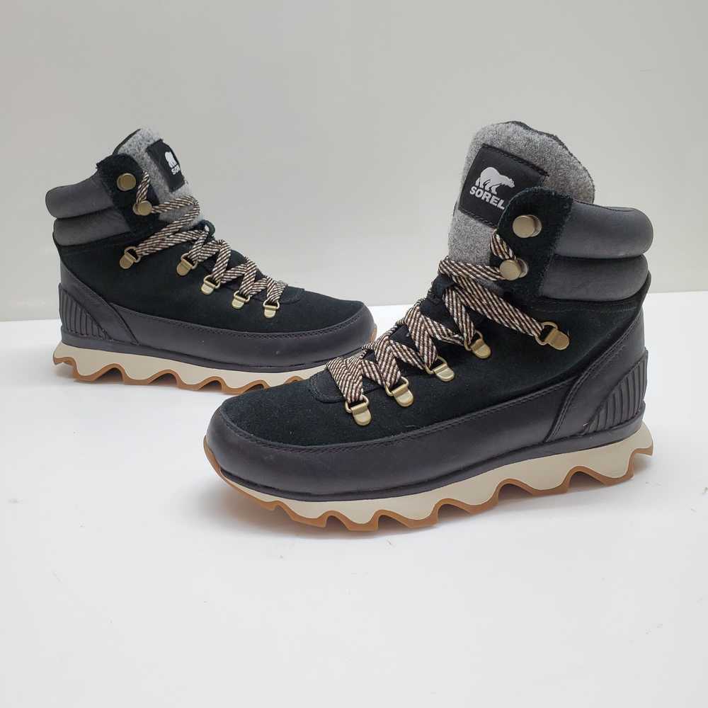 WOMEN'S SOREL KINETIC CONQUEST BLACK WATERPROOF S… - image 1