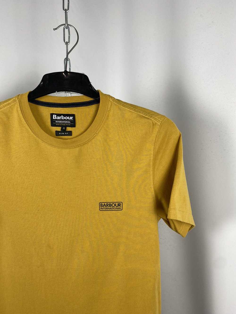 Barbour × Luxury × Streetwear Barbour yellow T-sh… - image 2