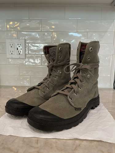 Palladium Palladium Military Grey Plaid Boots