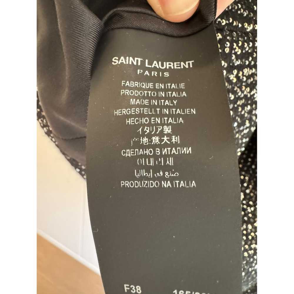 Saint Laurent Wool mini dress - image 4