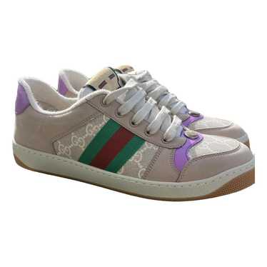 Gucci Screener cloth trainers - image 1