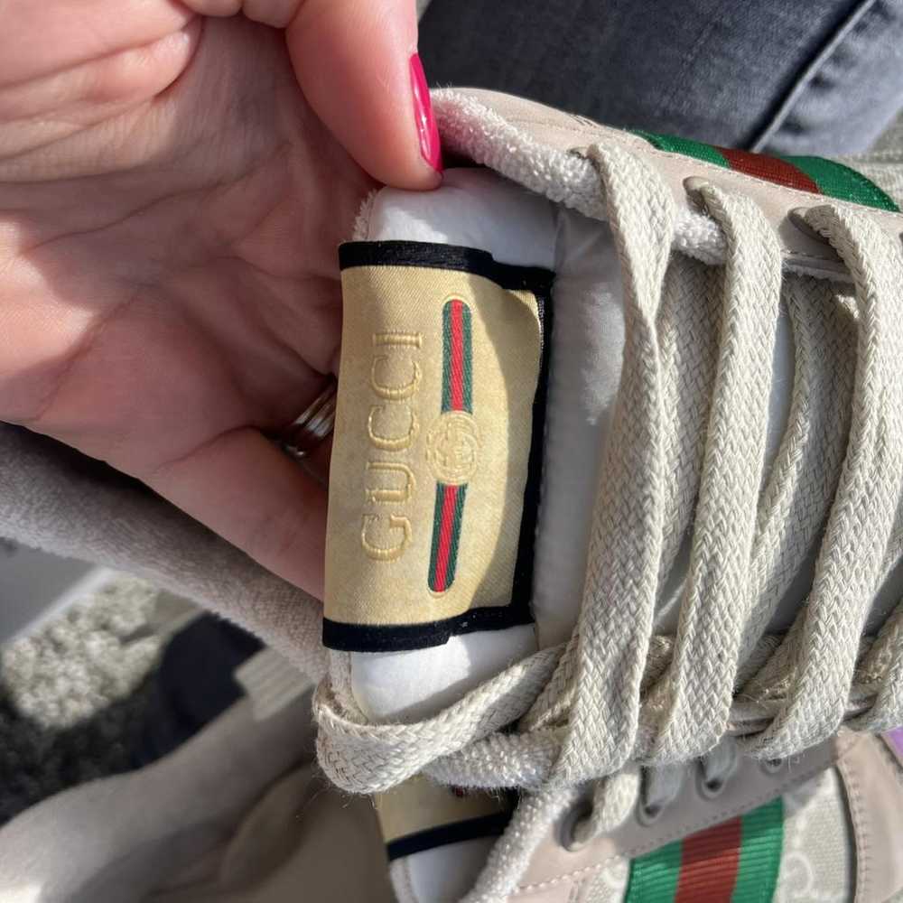 Gucci Screener cloth trainers - image 7