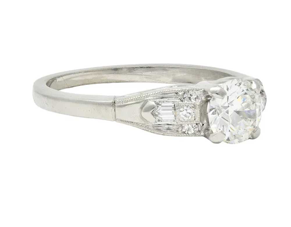 Art Deco Demaria 0.91 CTW Transitional Diamond Pl… - image 3