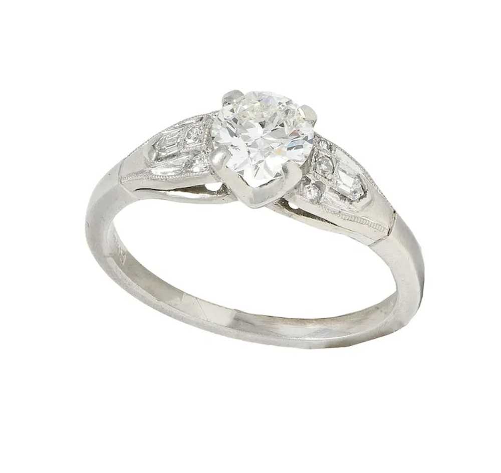 Art Deco Demaria 0.91 CTW Transitional Diamond Pl… - image 6