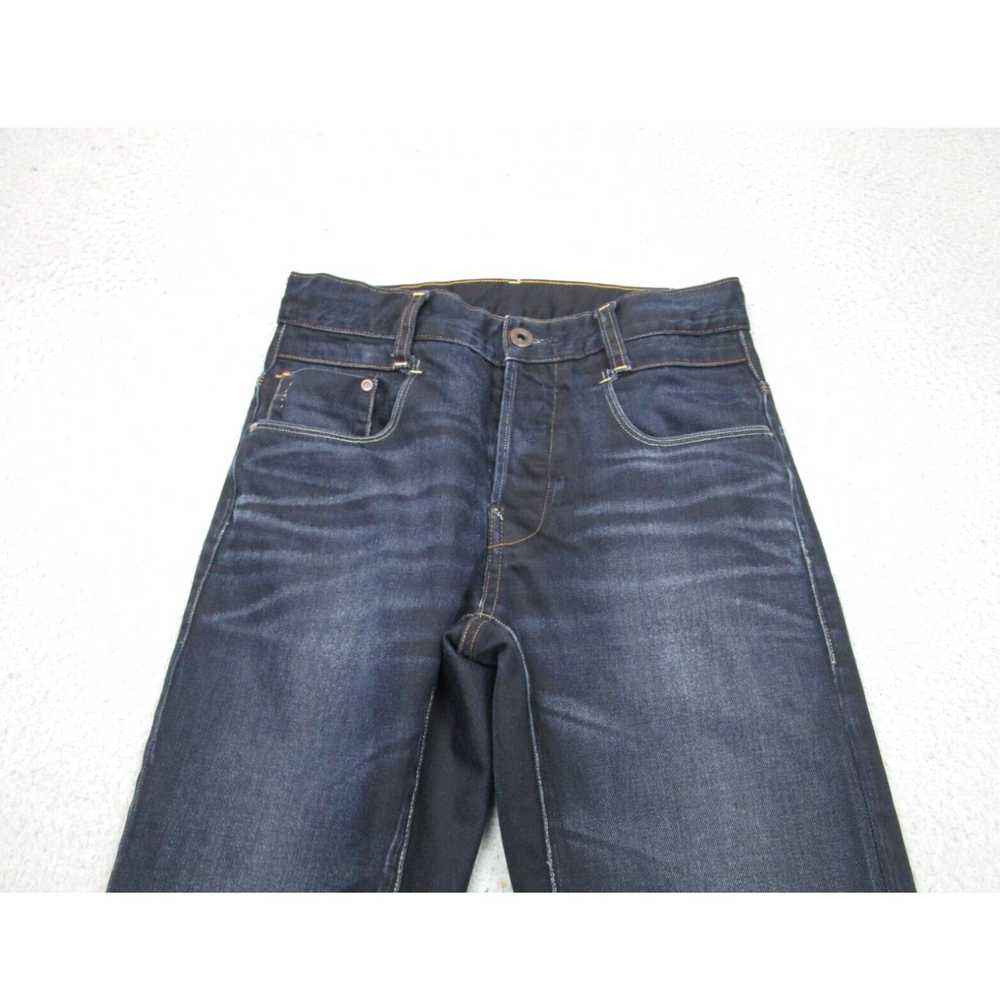 Vintage G-Star Jeans Mens 31 Blue Dark Slim Strai… - image 2