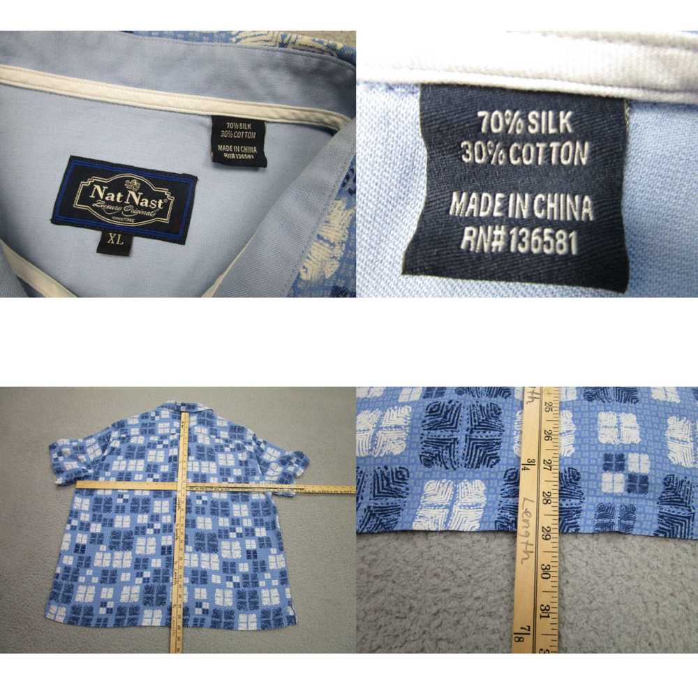 Nat Nast Nat Nast Shirt Mens XL Blue white Button… - image 4