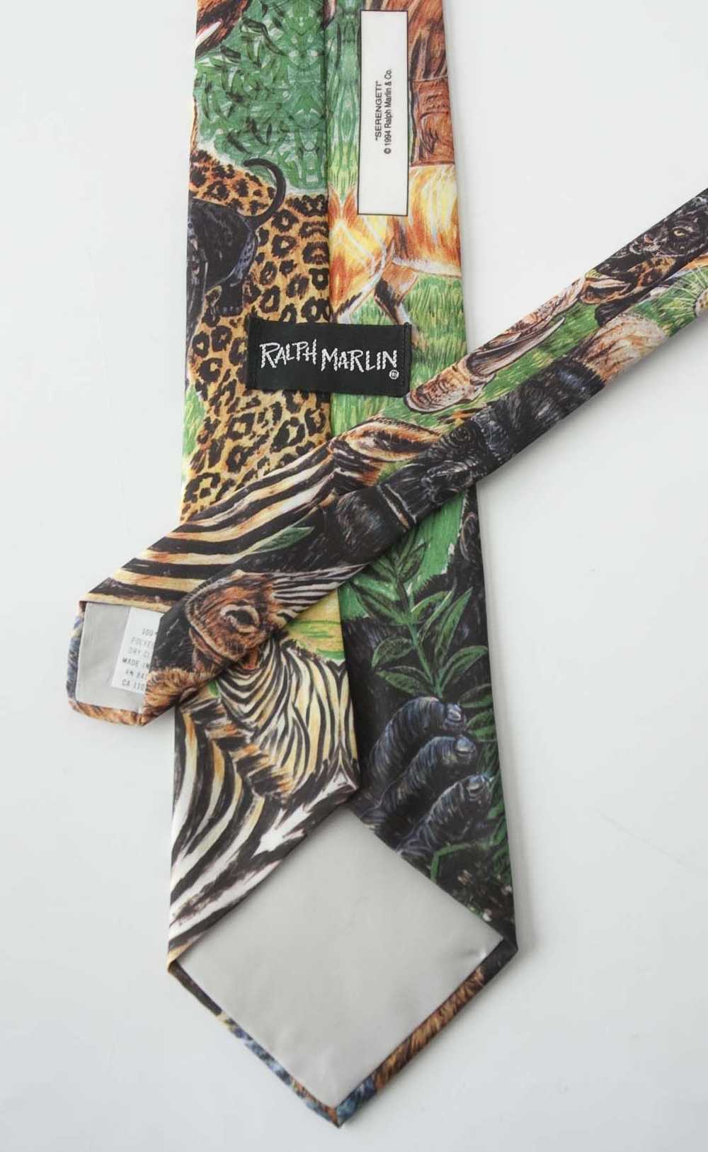 Ralph Marlin × Vintage Ralph Marlin Tie Serengeti… - image 3