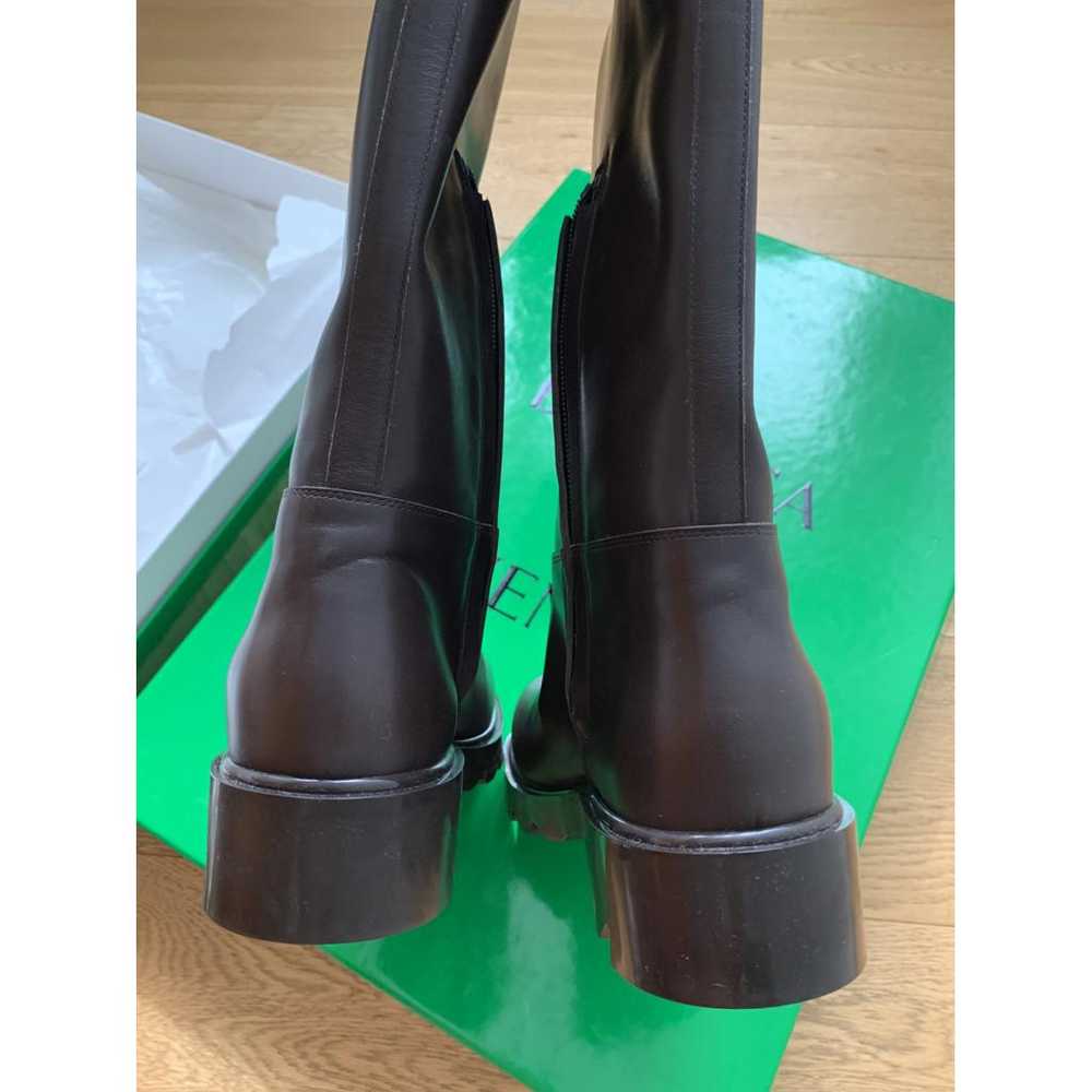 Bottega Veneta Leather riding boots - image 10