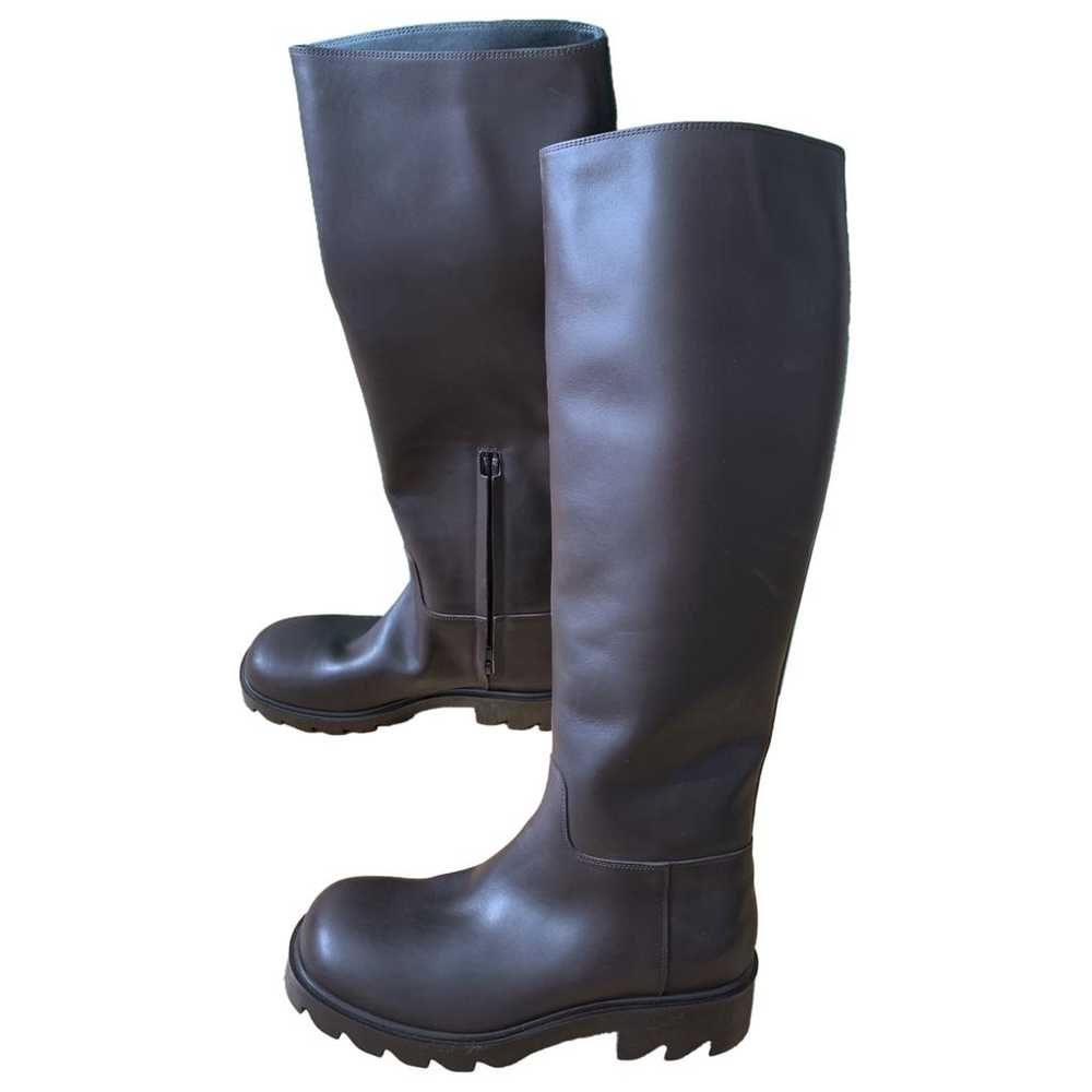 Bottega Veneta Leather riding boots - image 1