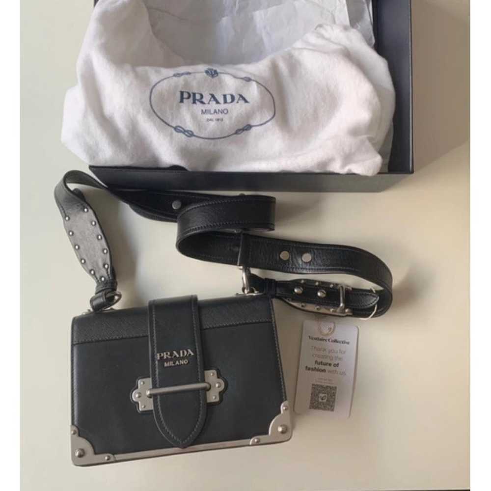 Prada Cahier leather crossbody bag - image 7