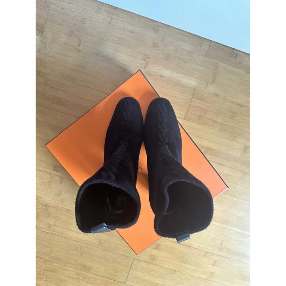 Hermès Volver 90 cloth ankle boots - image 10