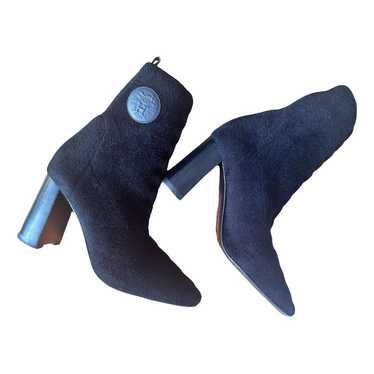 Hermès Volver 90 cloth ankle boots - image 1