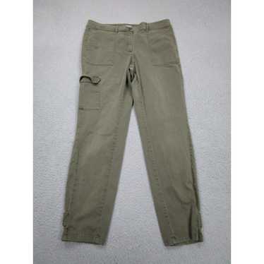 Vintage J. Jill Pants Womens 10 Green Straight Car