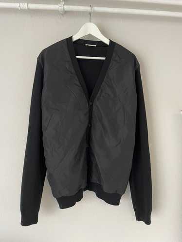 Prada Wool Cardigan with Nylon Applications and Re