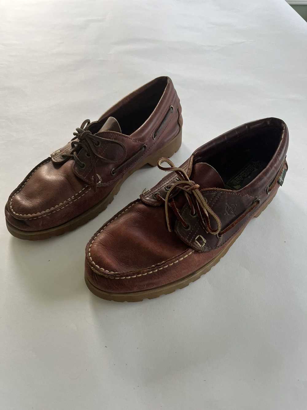 Cabelas × Vintage Vintage Brown Chunky Loafers - image 1