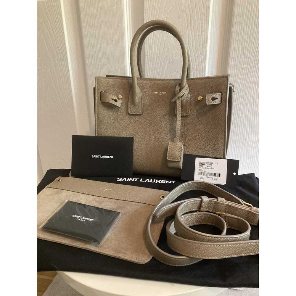 Saint Laurent Sac de Jour leather tote - image 8