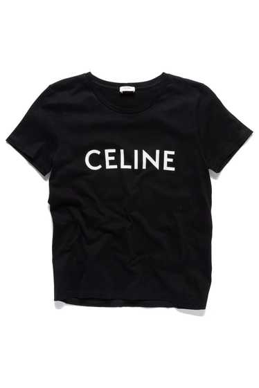 Celine Celine Loose Logo T-Shirt In Cotton Jersey