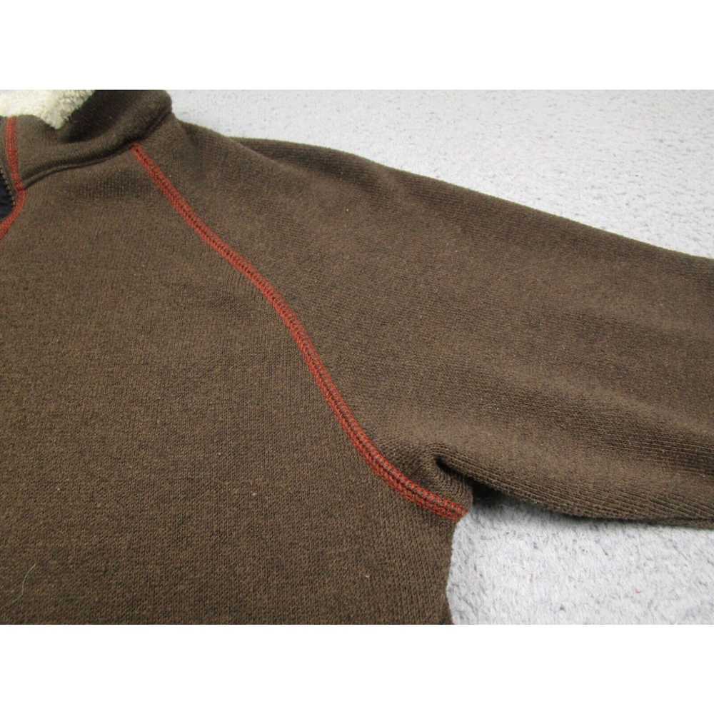 Vintage Columbia Sweater Mens Small Brown Pullove… - image 3