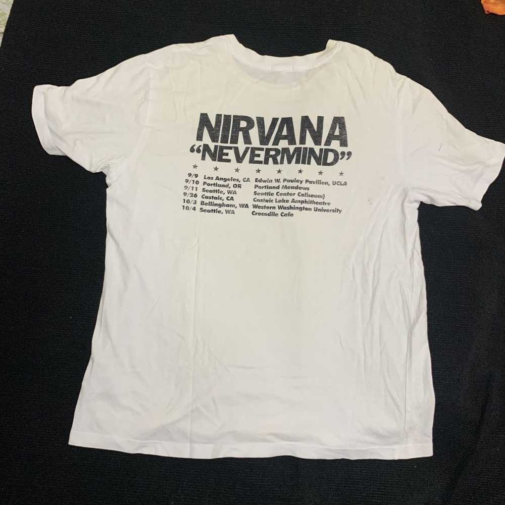 Nirvana × Rock T Shirt Vintage Nirvana Concert Ts… - image 5