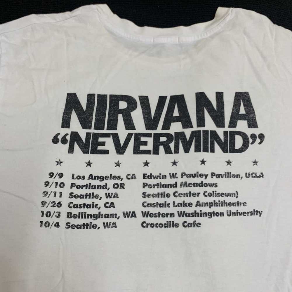 Nirvana × Rock T Shirt Vintage Nirvana Concert Ts… - image 6