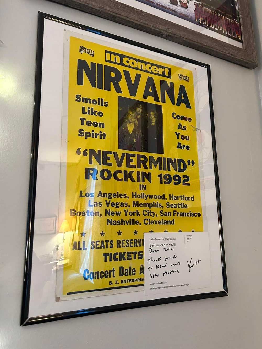 Nirvana × Rock T Shirt Vintage Nirvana Concert Ts… - image 9