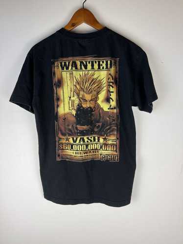 Vintage Anime Trigun Vash The Stampede Shirt AAA Tag Size Large Anime top Promo