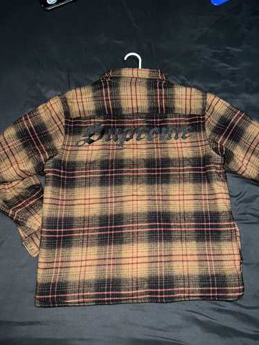 Supreme Supreme Sherpa lined flannel snap shirt - image 1