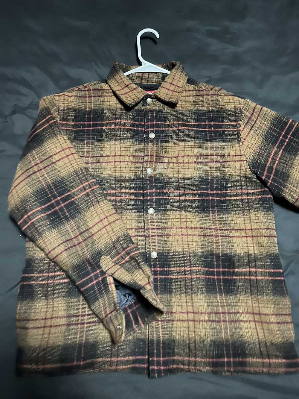 Supreme Supreme Sherpa lined flannel snap shirt - image 4