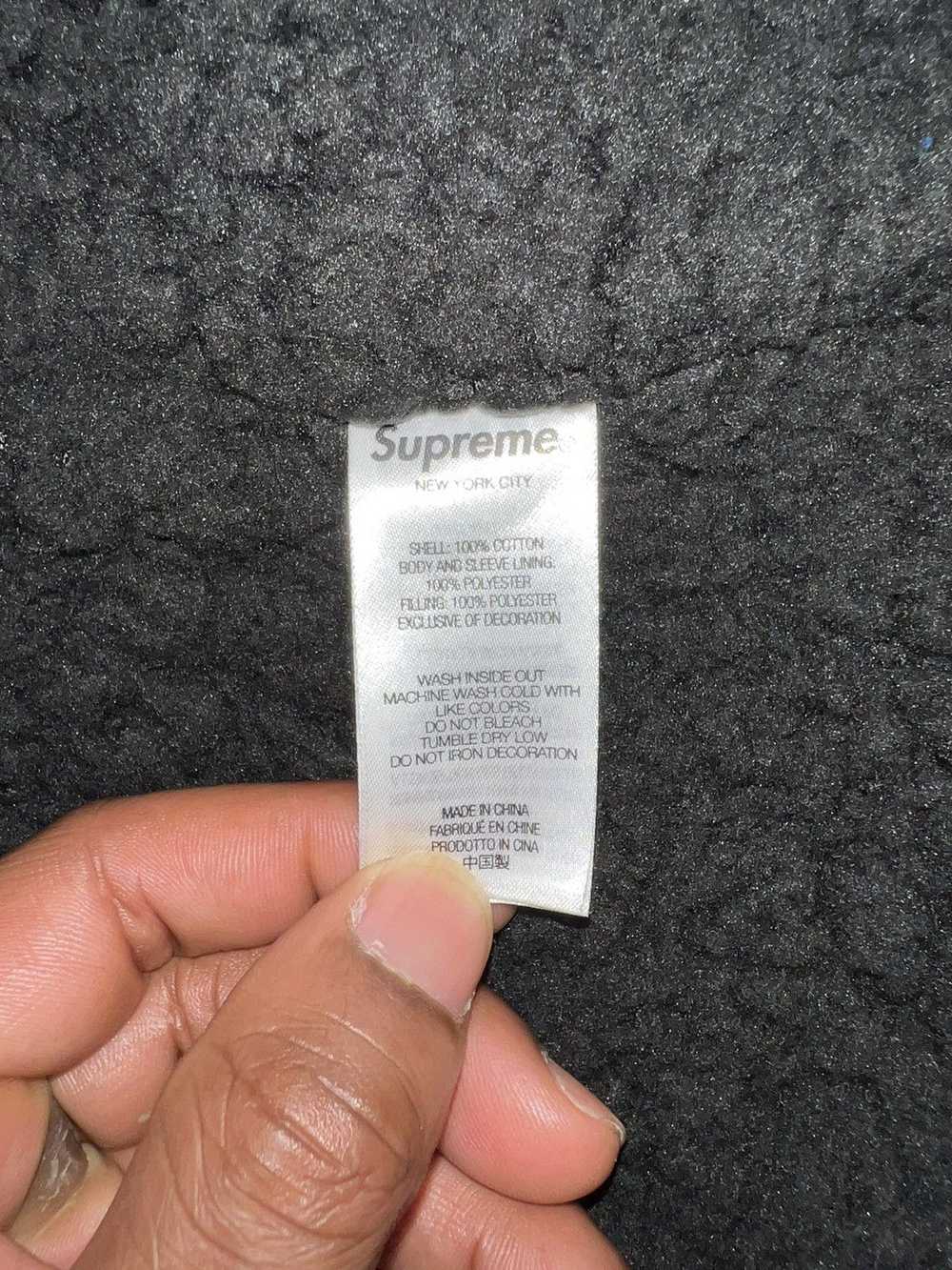 Supreme Supreme Sherpa lined flannel snap shirt - image 6