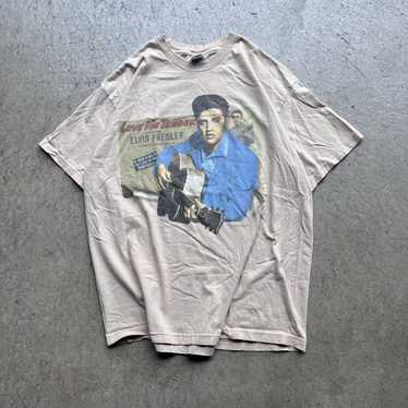 Band Tees × Streetwear × Vintage Crazy 1998 Elvis… - image 1