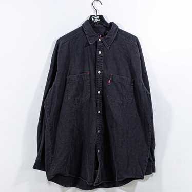 Levi's × Streetwear × Vintage Levis Black Denim S… - image 1