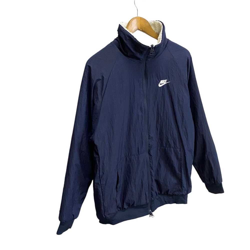 Nike Big Swoosh Reversible Boa Fleece Jacket - image 11