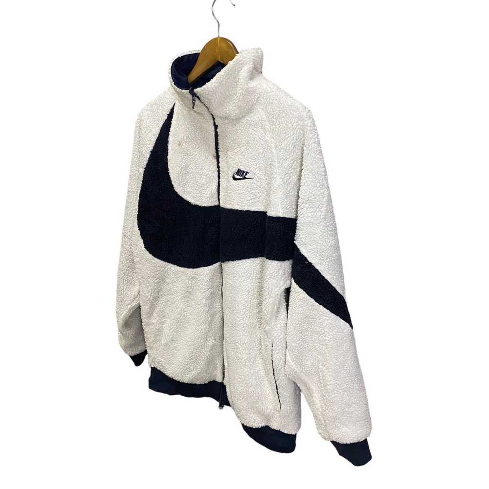 Nike Big Swoosh Reversible Boa Fleece Jacket - image 5