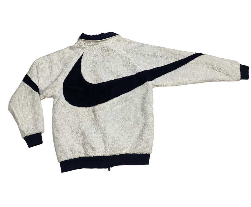 Nike Big Swoosh Reversible Boa Fleece Jacket - image 7