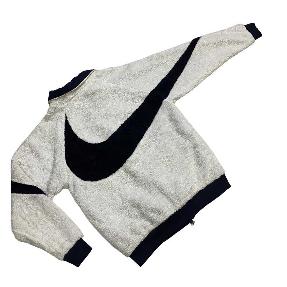 Nike Big Swoosh Reversible Boa Fleece Jacket - image 8