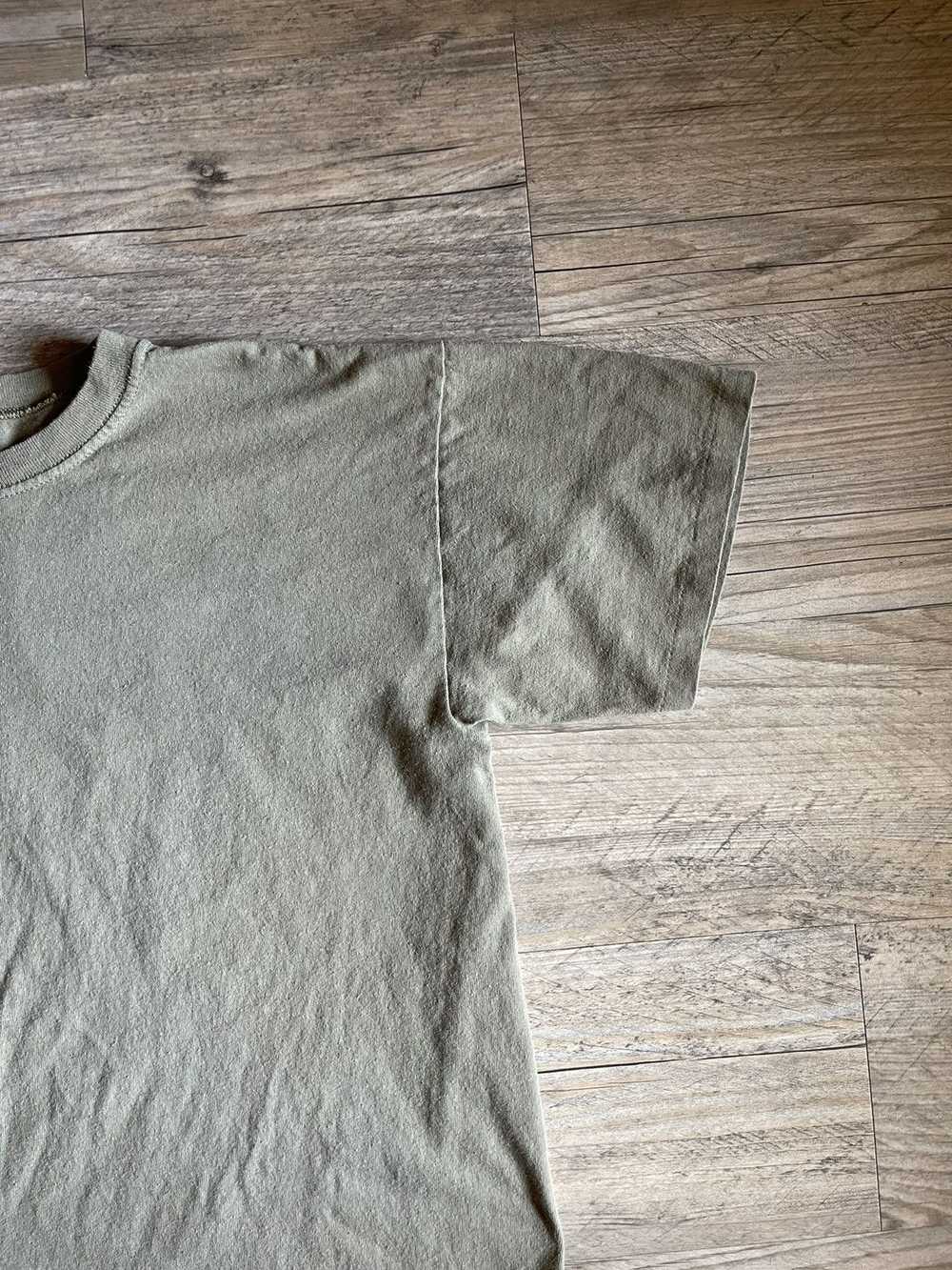 Blank × Made In Usa × Vintage Olive Single stitch… - image 3